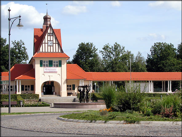 Foto: Bahnhofsanlage in Bad Saarow Pieskow