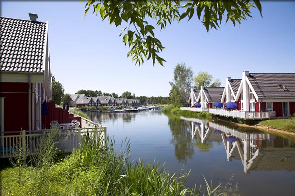 Urlaub in Deutschland - Ferienhäuser in Brandenburg - Ferienhaus direkt am See