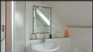 Badezimmer im DG der Doppelhaushälfte "Delft"