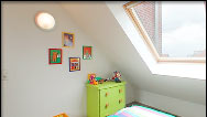 Kinderzimmer im OG der Doppelhaushälfte "Delft"