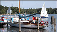 Segler am Scharmmuetzelsee - Marinapark Scharmuetzelsee