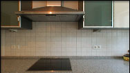 Küche der 5-Zimmer-Musterwohnung in der Waldsiedlung Zehlendorf