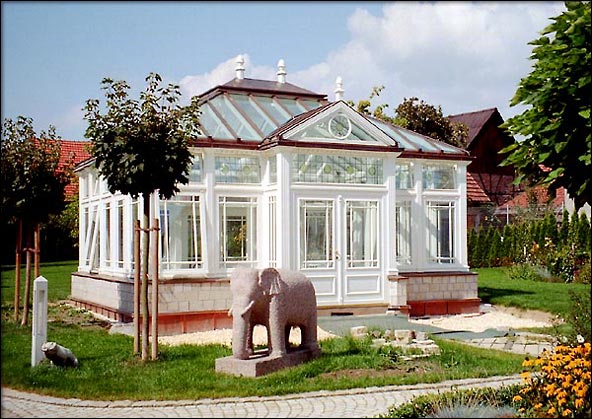 Wintergarten-Pavillion-Außenansicht