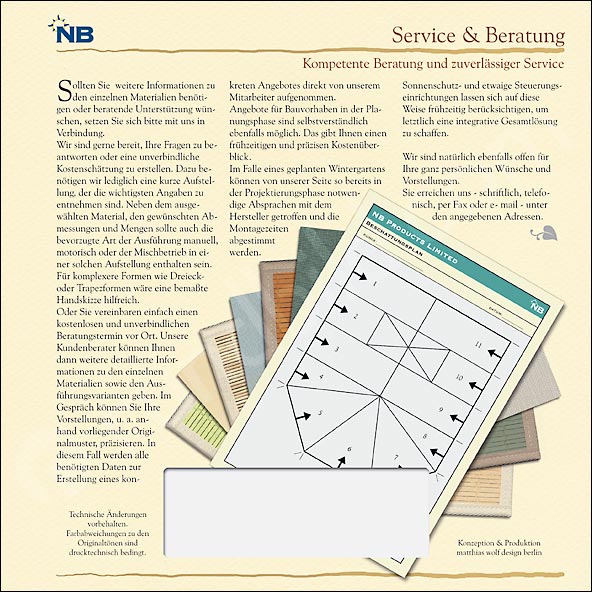 NB Products - Service und Beratung für Sonnenschutzanlagen