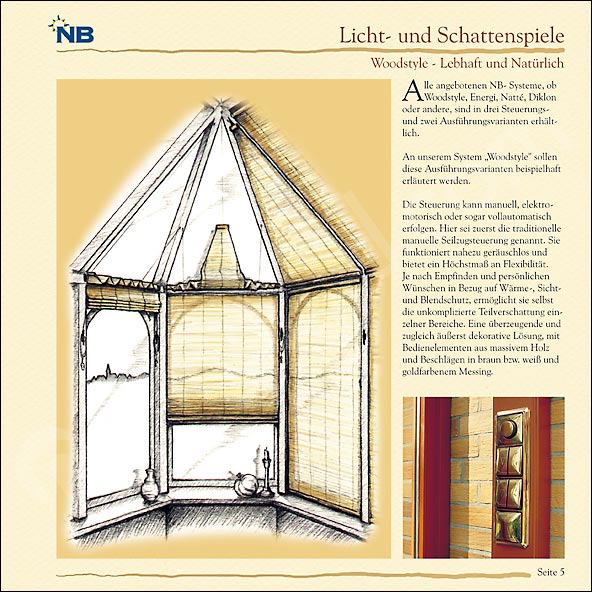 NB Products - Woodstyle, Pinoleum - motorisch od. manuell steuern